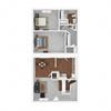 2 bedroom 1.5 bathroom floor plan 2 bedroom 1.5 bathroom floor plan at The Life at Green Arbor, Columbus, OH